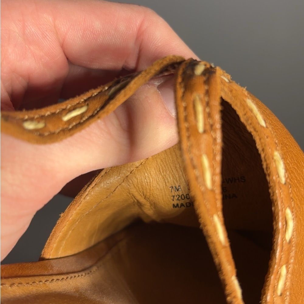 Frye Suzie Pickstitch Leather Booties Size 7 - Picture 6 of 6